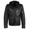 Geaca de Piele Barbati Gipsy Neagra GMSplesh - readytowear.ro