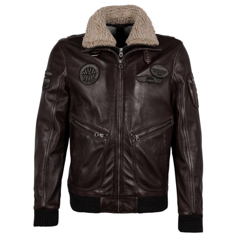 Geaca de Iarna din Piele Barbati Gipsy Castanie GMStarpatrol 3 – IMBRACAMINTE Geaca de Iarna din Piele Barbati Gipsy Castanie GMStarpatrol 3 – IMBRACAMINTE