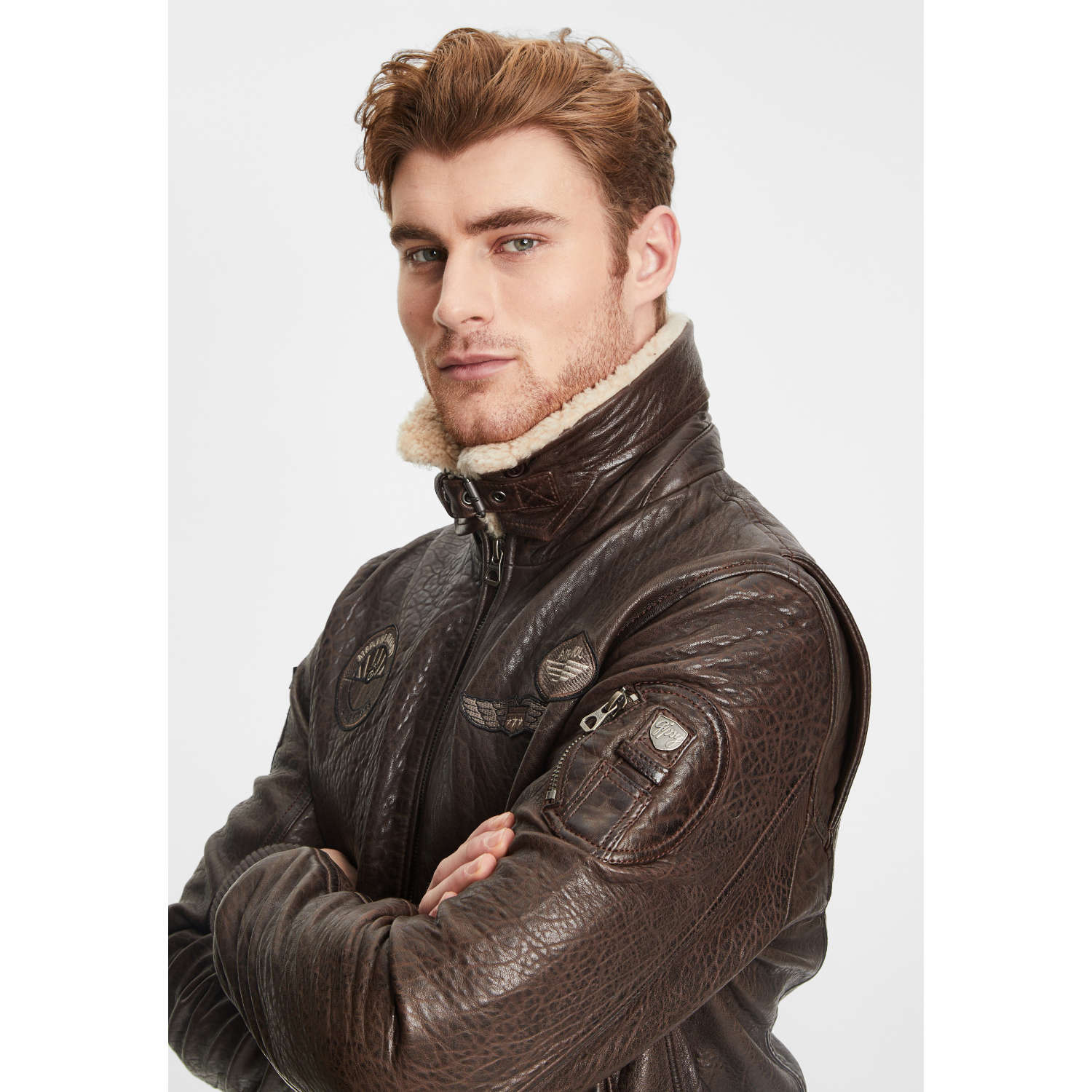 Geaca de Piele Barbati Gipsy Maro Inchis GMStarpatrol NSLBV – IMBRACAMINTE Geaca de Piele Barbati Gipsy Maro Inchis GMStarpatrol NSLBV – IMBRACAMINTE