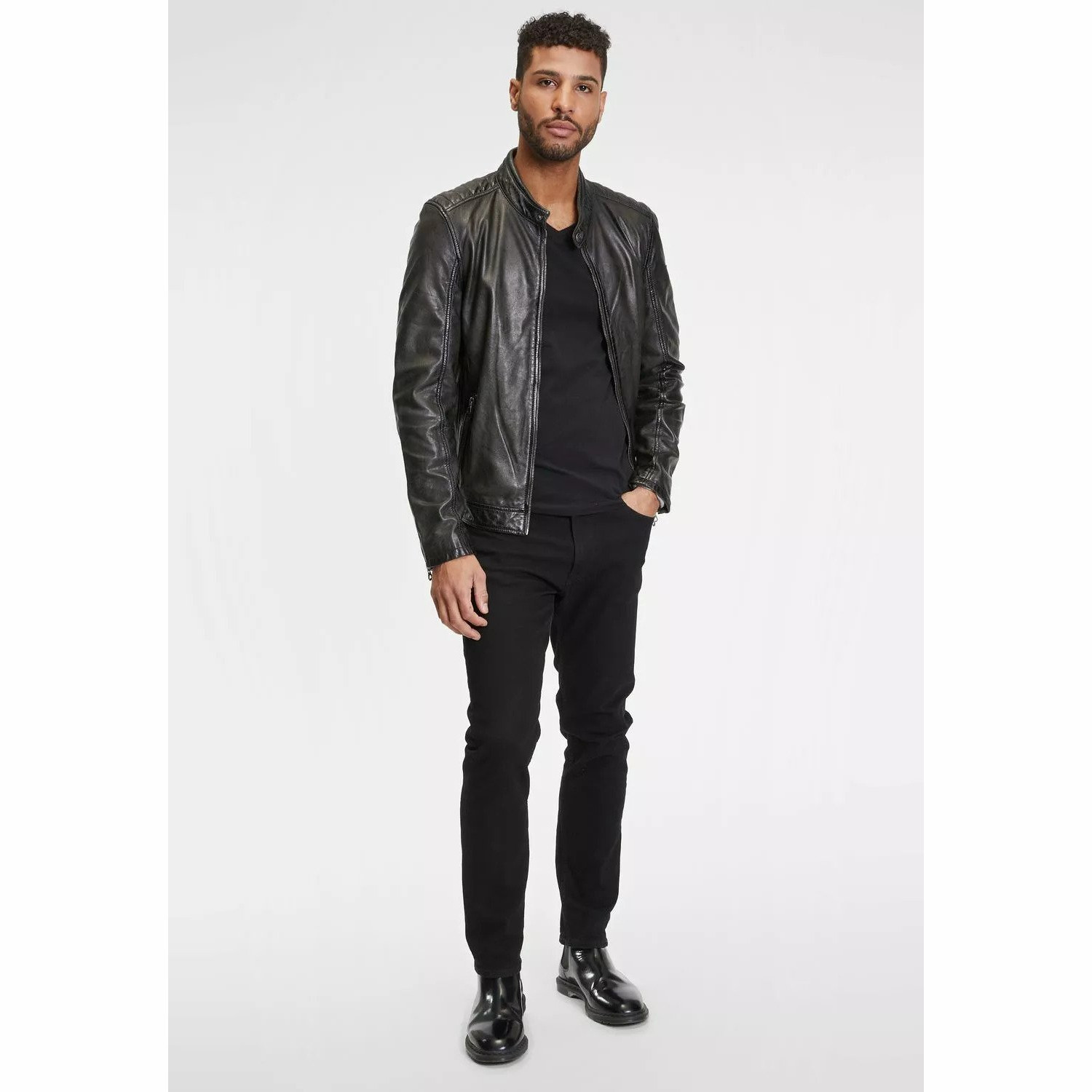 Geaca de Piele Barbati Gipsy Verde Inchis GMSutton LRACV – IMBRACAMINTE Geaca de Piele Barbati Gipsy Verde Inchis GMSutton LRACV – IMBRACAMINTE