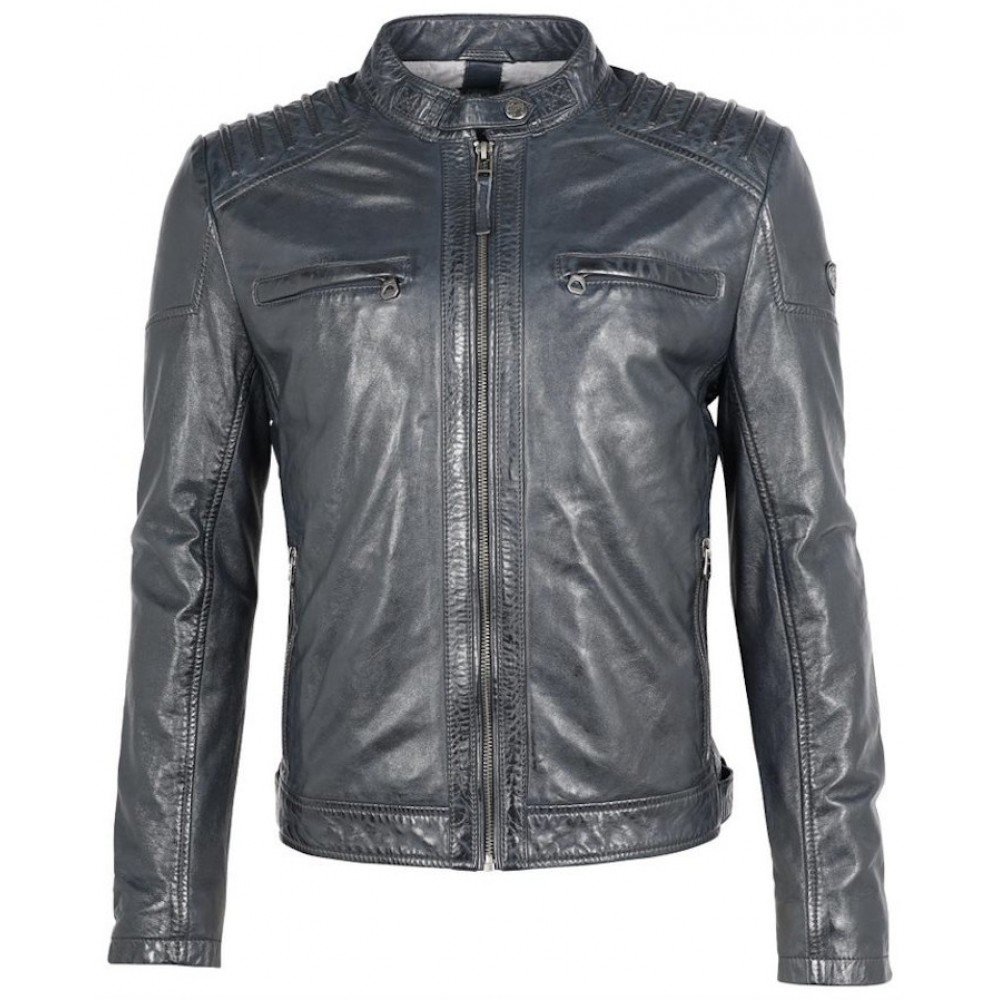 Geaca de Piele Barbati Gipsy Bleumarin GMSyrus NSLVV Geaca de Piele Barbati Gipsy Bleumarin GMSyrus NSLVV - readytowear.ro