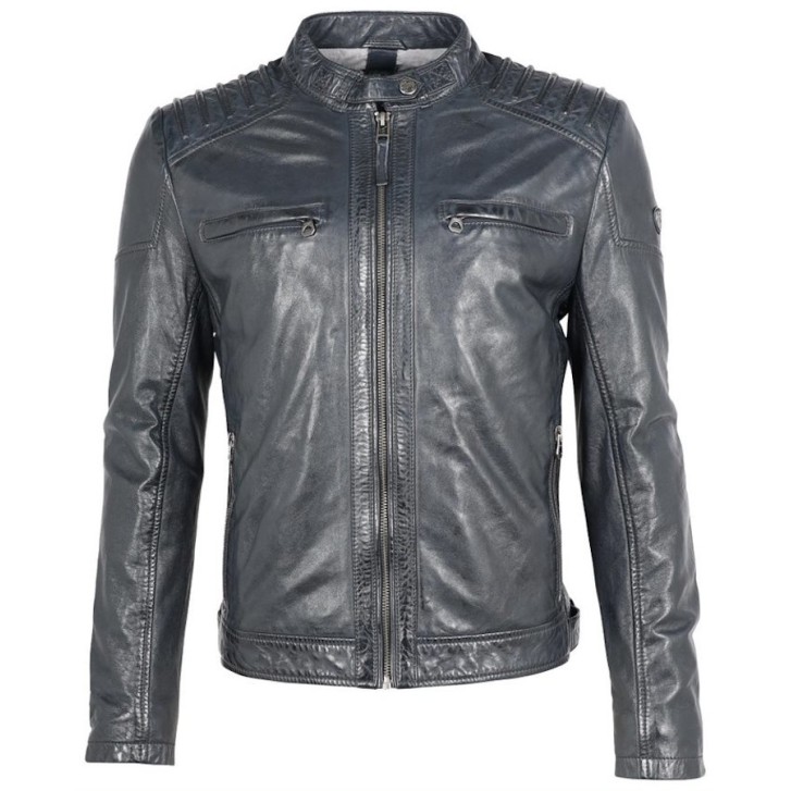 Geaca de Piele Barbati Gipsy Bleumarin GMSyrus – IMBRACAMINTE Geaca de Piele Barbati Gipsy Bleumarin GMSyrus – IMBRACAMINTE