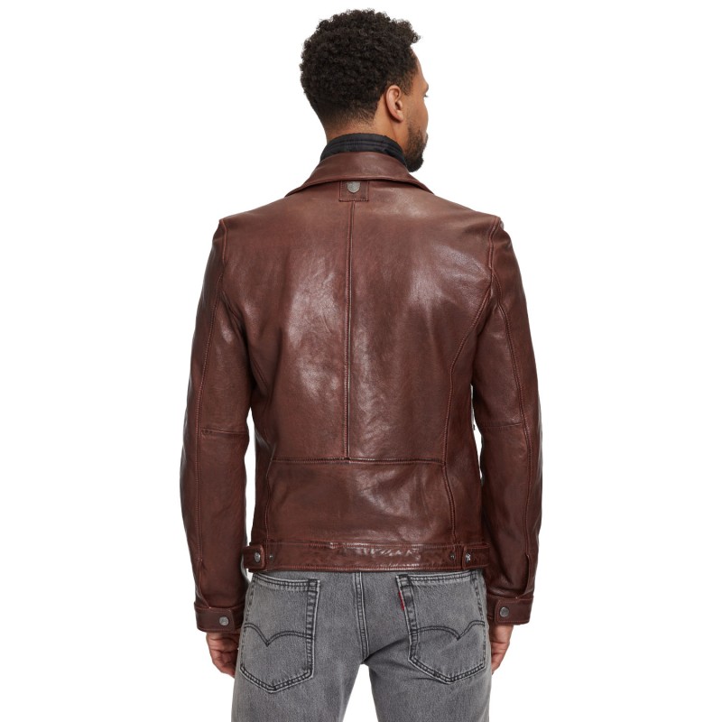 Geaca de Piele Barbati Gipsy Castanie GMTaho – IMBRACAMINTE Geaca de Piele Barbati Gipsy Castanie GMTaho – IMBRACAMINTE