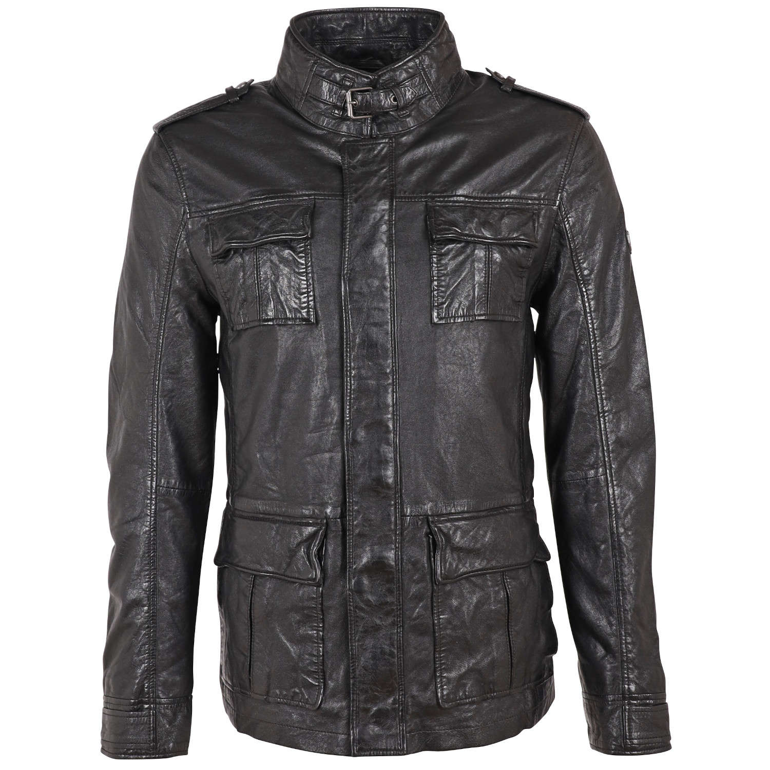 Geaca de Piele Barbati Gipsy Neagra GMTasdo – IMBRACAMINTE Geaca de Piele Barbati Gipsy Neagra GMTasdo – IMBRACAMINTE