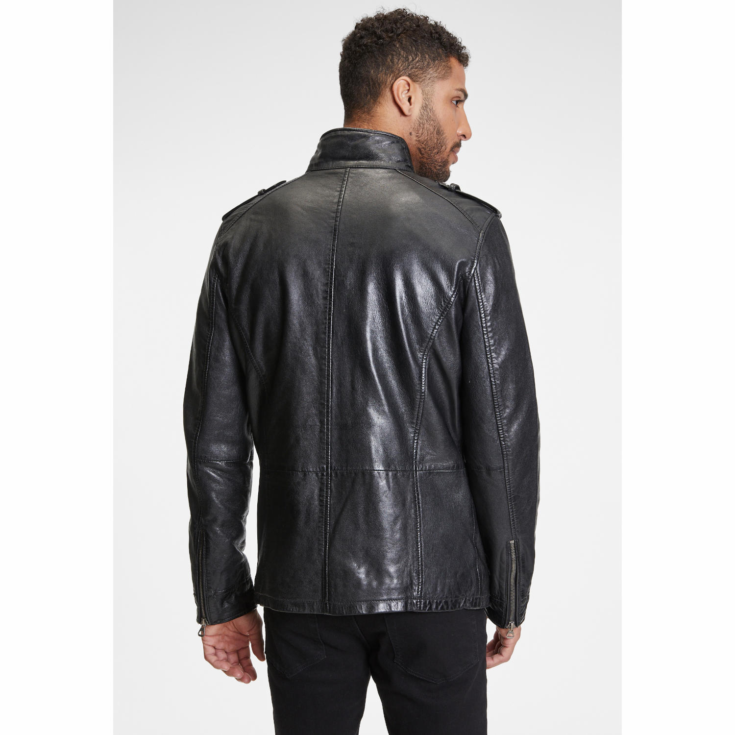 Geaca de Piele Barbati Gipsy Neagra GMTasdo – IMBRACAMINTE Geaca de Piele Barbati Gipsy Neagra GMTasdo – IMBRACAMINTE