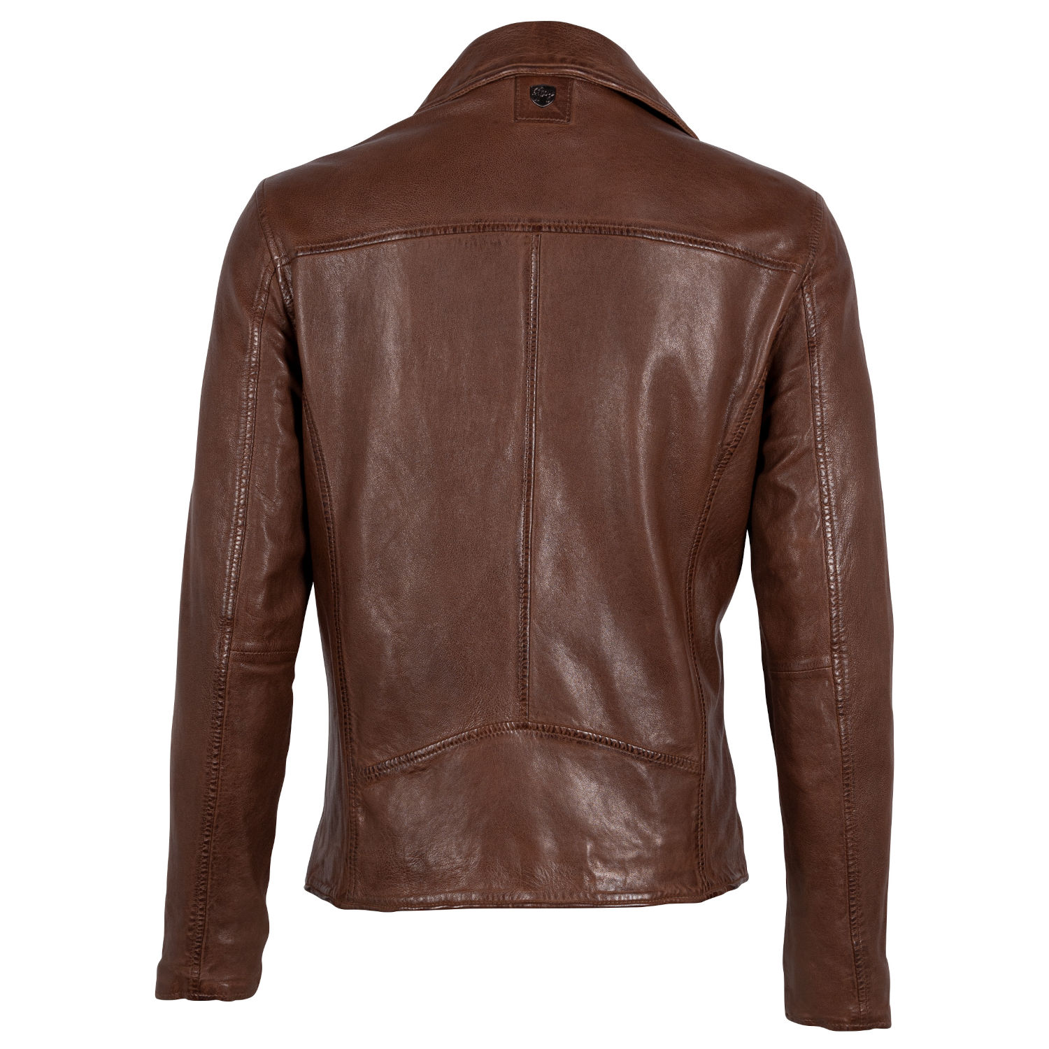 Geaca de Piele Barbati Gipsy Coniac Inchis GMThalas – IMBRACAMINTE