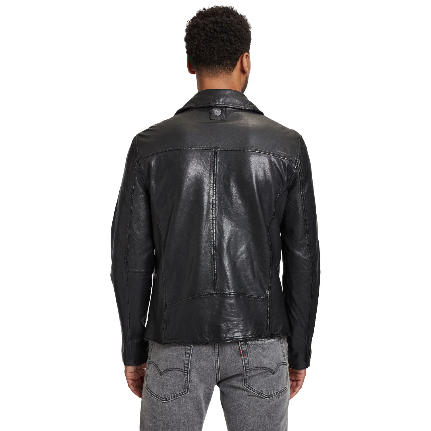 Geaca de Piele Barbati Gipsy Neagra GMThalas – Black Friday