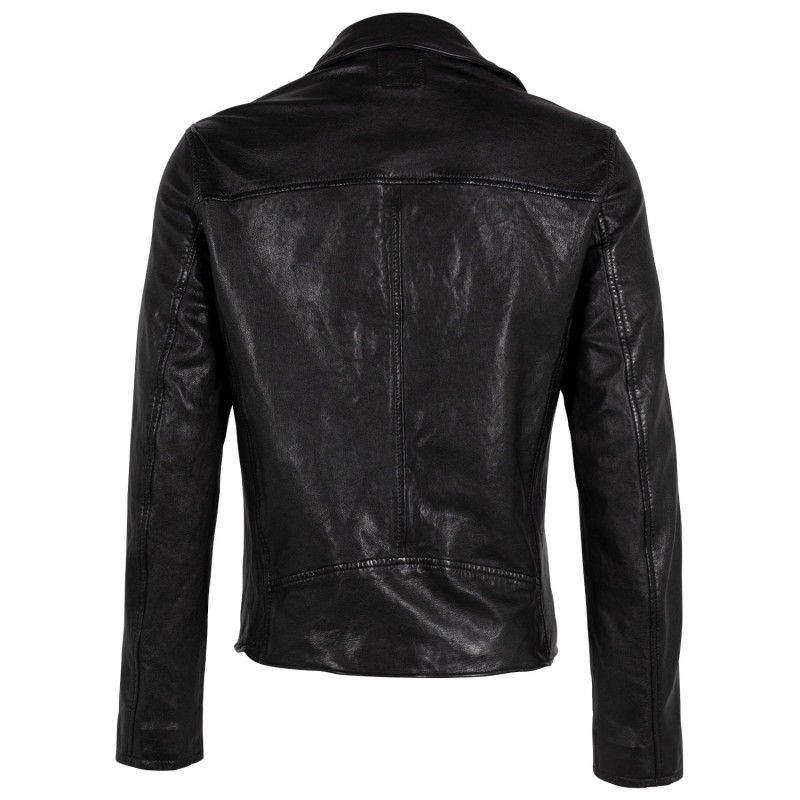 Geaca de Piele Barbati Gipsy Neagra GMThalas – Black Friday