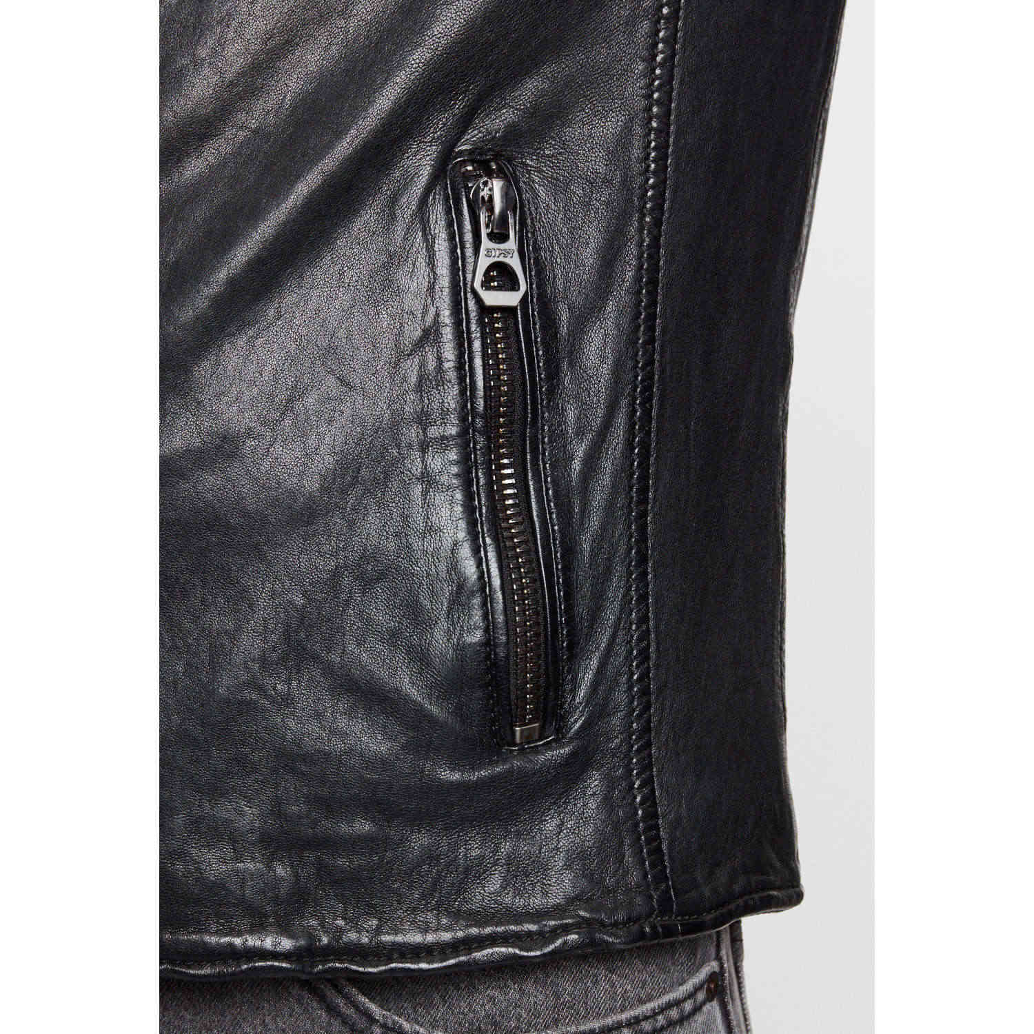 Geaca de Piele Barbati Gipsy Neagra GMThalas – Black Friday Geaca de Piele Barbati Gipsy Neagra GMThalas – Black Friday
