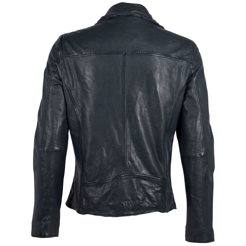 Geaca de Piele Barbati Gipsy Bleumarin GMThalas Geaca de Piele Barbati Gipsy Bleumarin GMThalas - readytowear.ro