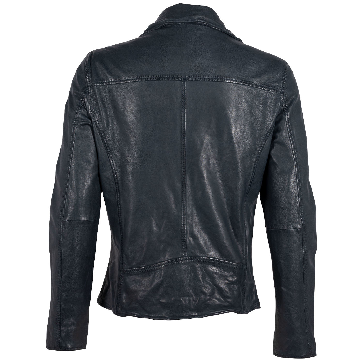 Geaca de Piele Barbati Gipsy Bleumarin GMThalas – Geci de Piele