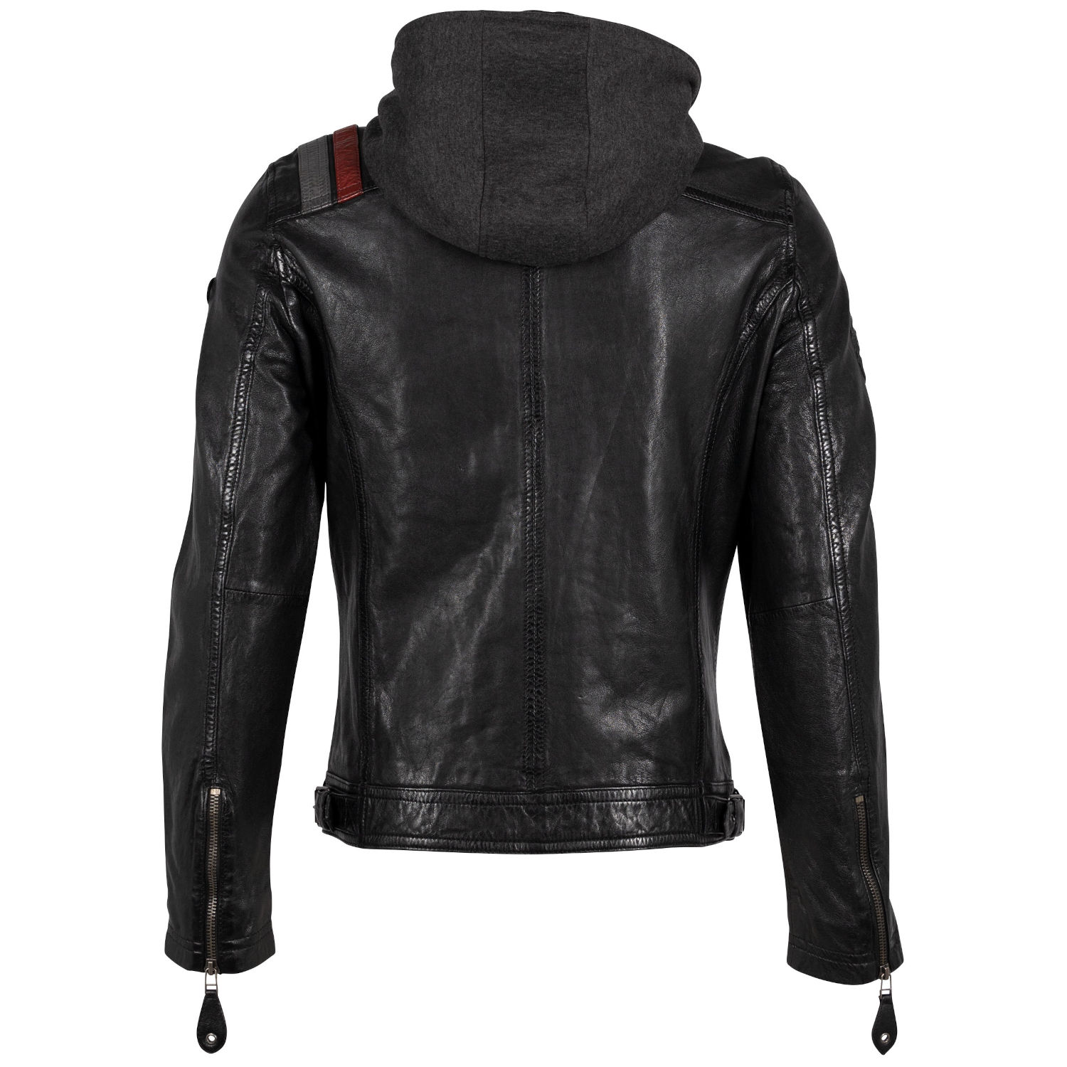 Geaca de Piele Barbati Gipsy Neagra GMTrado – Black Friday