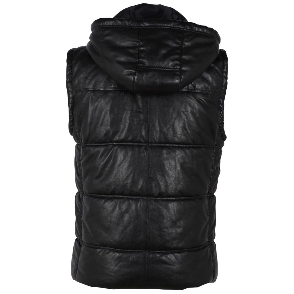 Vesta de Iarna din Piele Barbati Gipsy Neagra GMVeit Vesta de Iarna din Piele Barbati Gipsy Neagra GMVeit - readytowear.ro