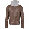 Geaca de Piele Barbati Gipsy Maro Inchis GMViko 2 NSLATREV - readytowear.ro