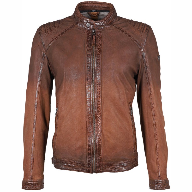 Geaca de Piele Barbati Gipsy Maro Antic GMViko LAMOV – IMBRACAMINTE