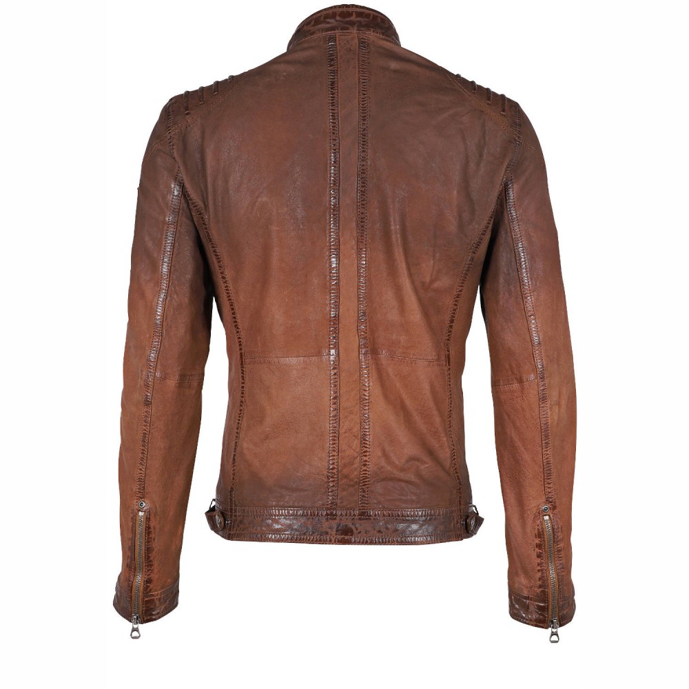 Geaca de Piele Barbati Gipsy Maro Antic GMViko LAMOV Geaca de Piele Barbati Gipsy Maro Antic GMViko LAMOV - readytowear.ro