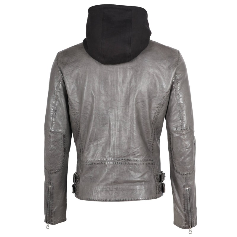 Geaca de Piele Barbati Gipsy Antracit GMVizo NSLVV – IMBRACAMINTE Geaca de Piele Barbati Gipsy Antracit GMVizo NSLVV – IMBRACAMINTE