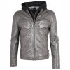 Geaca de Piele Barbati Gipsy Antracit GMVizo NSLVV - readytowear