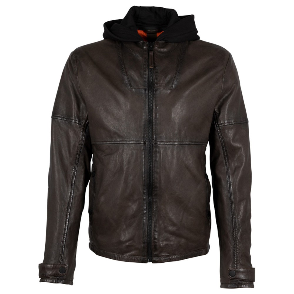 Geaca de Piele Barbati Gipsy Olive Inchis GMWygo Geaca de Piele Barbati Gipsy Olive Inchis GMWygo - readytowear.ro
