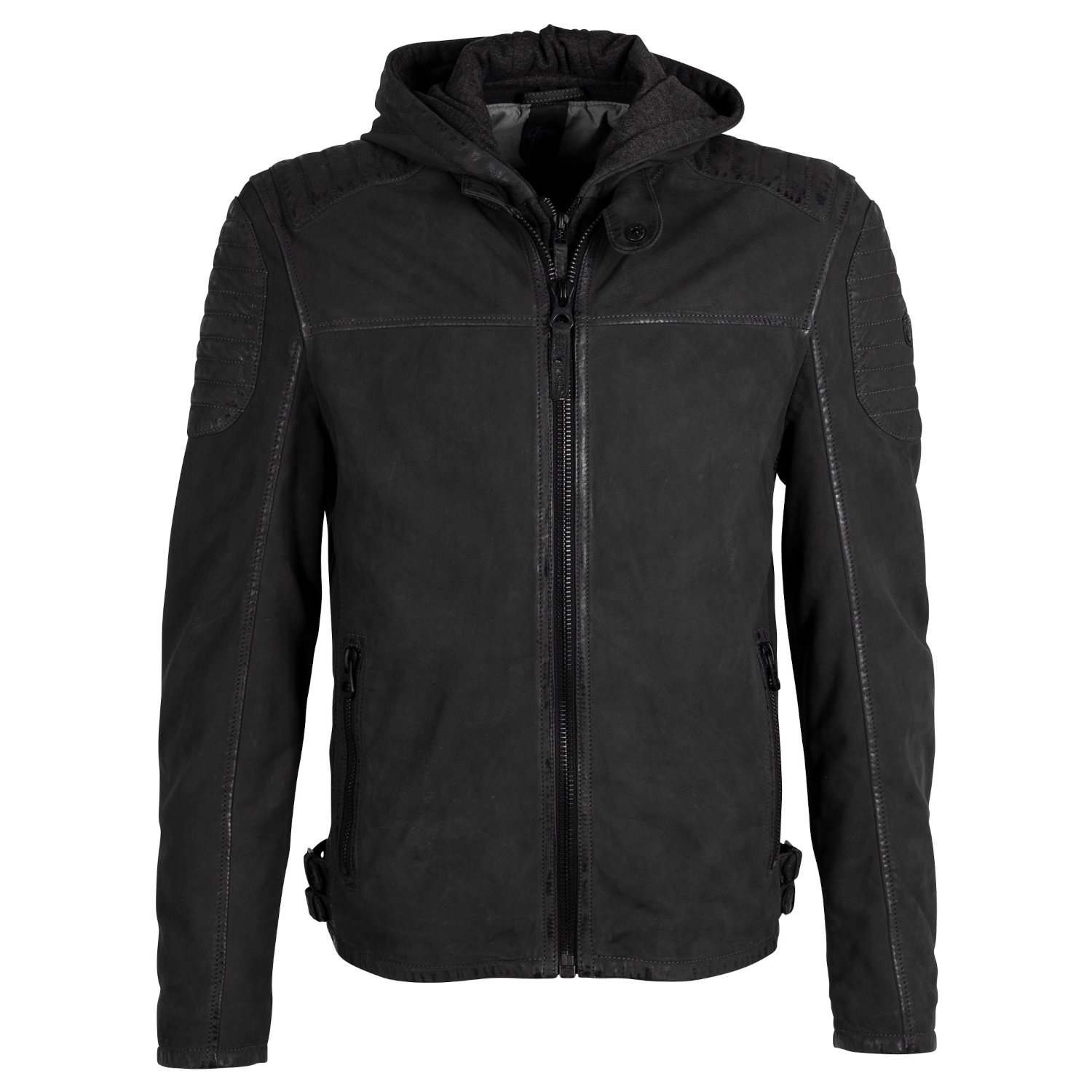 Geaca de Piele Barbati Gipsy Antracit GMXilo – Black Friday