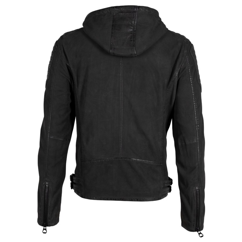 Geaca de Piele Barbati Gipsy Antracit GMXilo – Black Friday