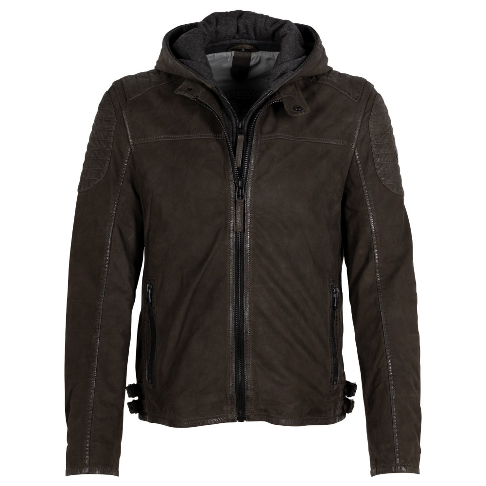 Geaca de Piele Barbati Gipsy Olive GMXilo Geaca de Piele Barbati Gipsy Olive GMXilo - readytowear.ro