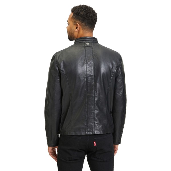 Geaca de Piele Barbati Gipsy Neagra GMYupic LTOV – IMBRACAMINTE — fotografia 2