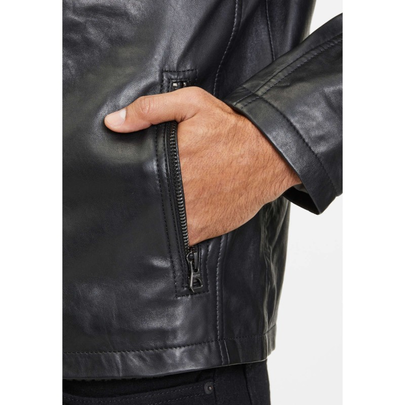 Geaca de Piele Barbati Gipsy Neagra GMYupic LTOV – IMBRACAMINTE Geaca de Piele Barbati Gipsy Neagra GMYupic LTOV – IMBRACAMINTE