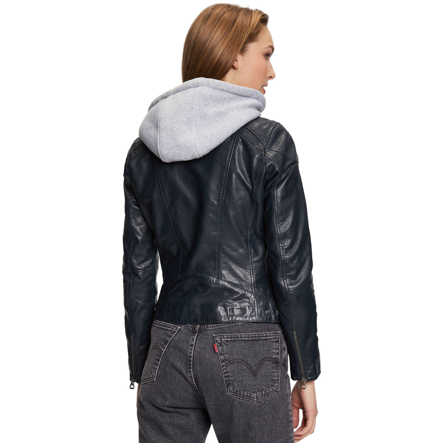 Geaca de Piele Dama Gipsy Bleumarin GWAlcie – IMBRACAMINTE Geaca de Piele Dama Gipsy Bleumarin GWAlcie – IMBRACAMINTE