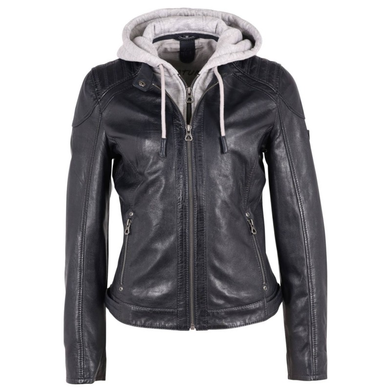 Geaca de Piele Dama Gipsy Bleumarin GWAlcie – Black Friday