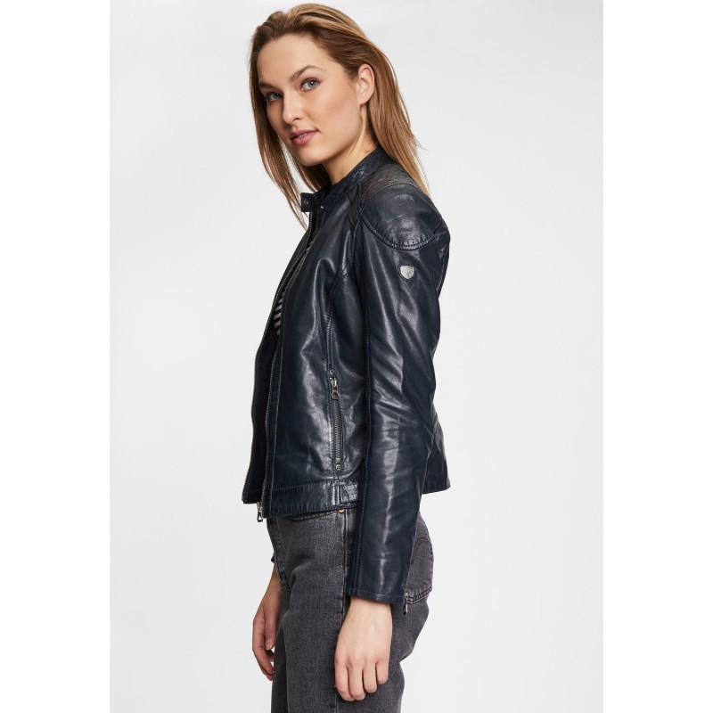 Geaca de Piele Dama Gipsy Bleumarin GWAlcie – Black Friday