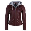 Geaca de Piele Dama Gipsy Bordo GWAlcie Geaca de Piele Dama Gipsy Bordo GWAlcie - readytowear.ro