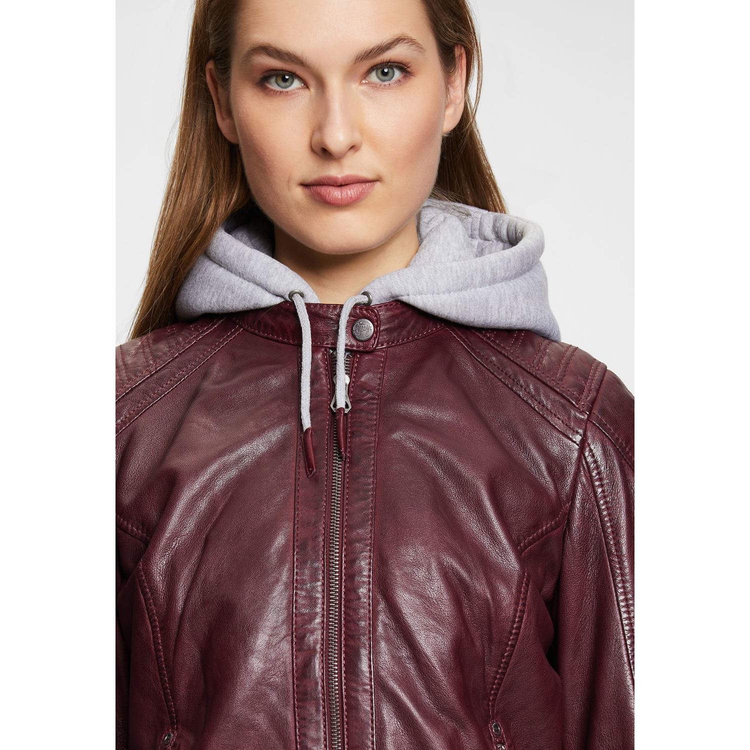 Geaca de Piele Dama Gipsy Bordo GWAlcie – IMBRACAMINTE