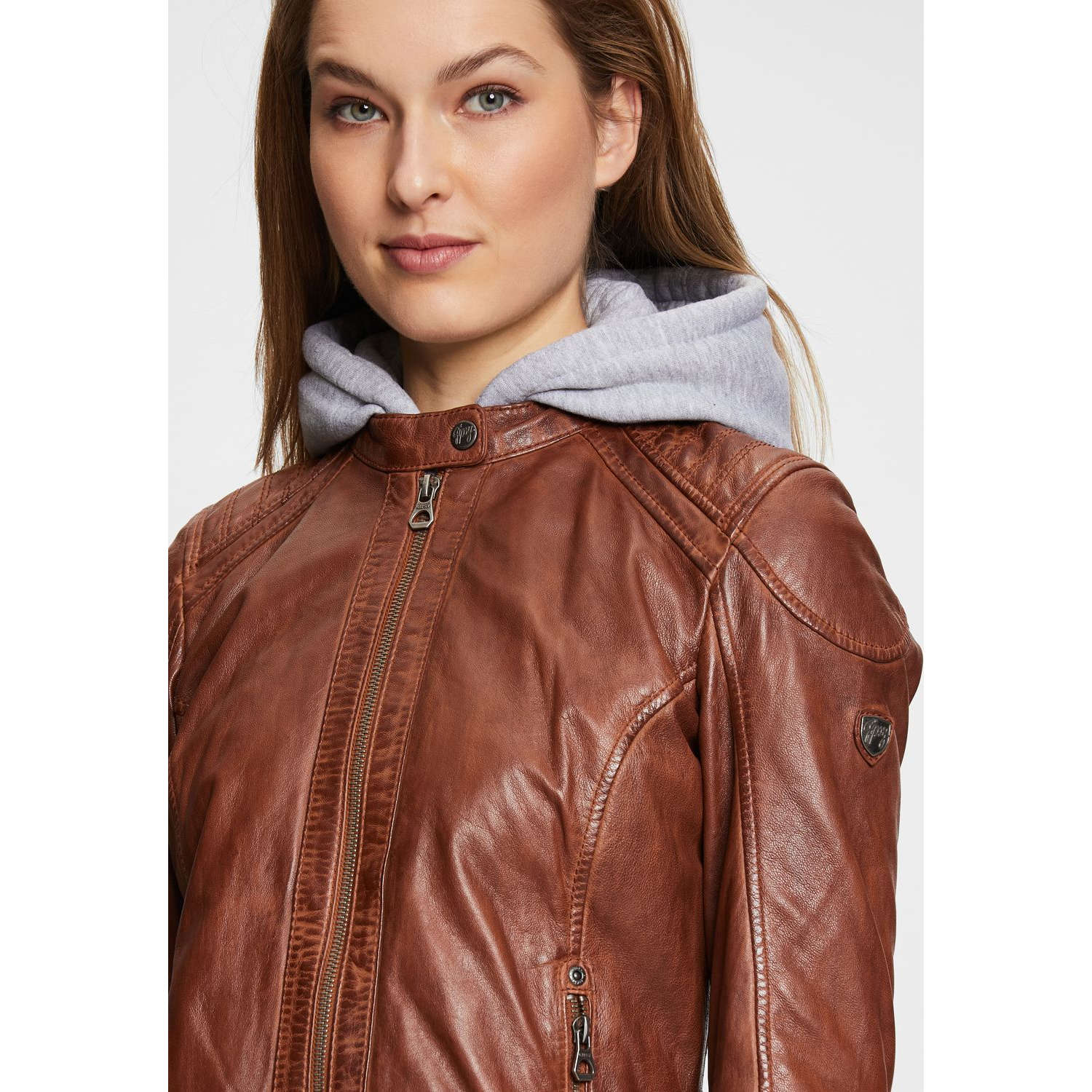 Geaca de Piele Dama Gipsy Coniac GWAlcie – IMBRACAMINTE Geaca de Piele Dama Gipsy Coniac GWAlcie – IMBRACAMINTE