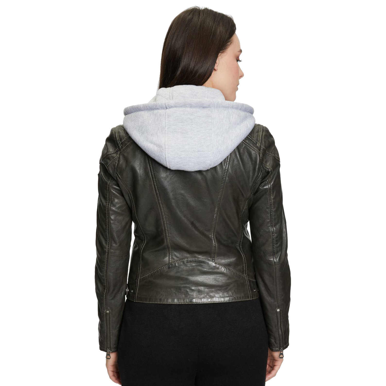 Geaca de Piele Dama Gipsy Olive Inchis GWAlcie – IMBRACAMINTE Geaca de Piele Dama Gipsy Olive Inchis GWAlcie – IMBRACAMINTE