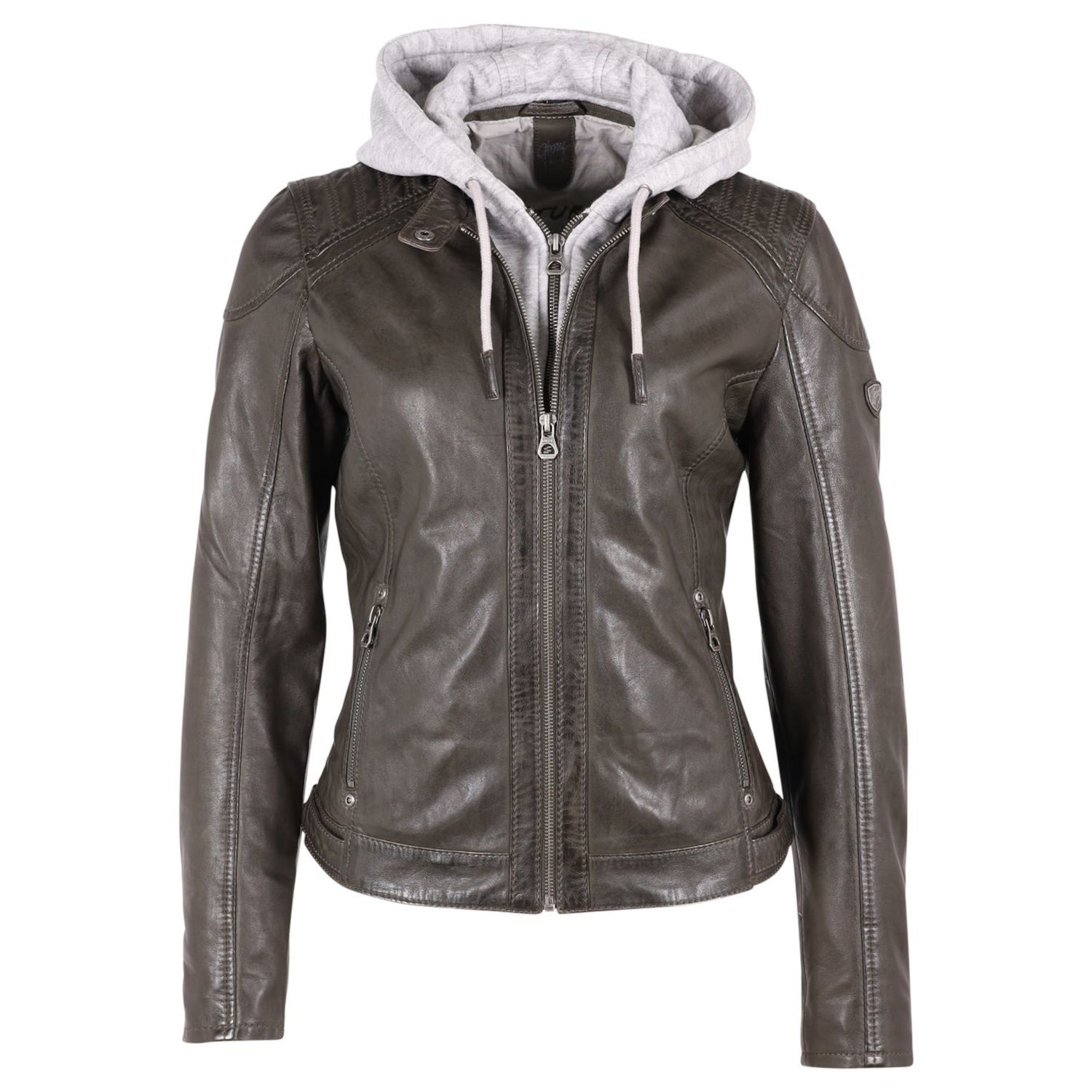 Geaca de Piele Dama Gipsy Olive Inchis GWAlcie – IMBRACAMINTE Geaca de Piele Dama Gipsy Olive Inchis GWAlcie – IMBRACAMINTE