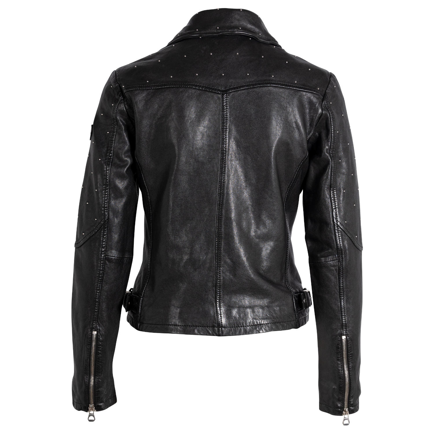 Geaca de Piele Dama Gipsy Neagra GWAleeza – IMBRACAMINTE