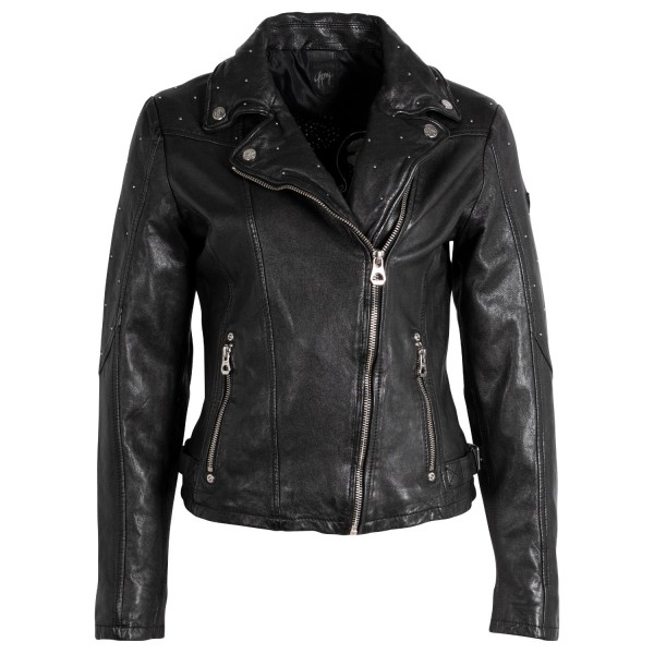 Geaca de Piele Dama Gipsy Neagra GWAleeza – IMBRACAMINTE — fotografia 3