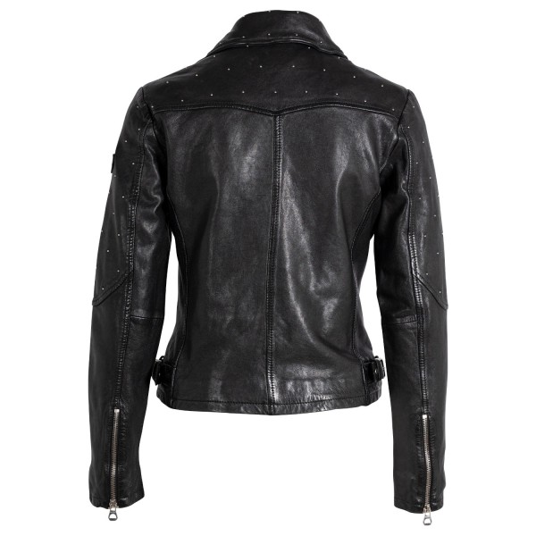 Geaca de Piele Dama Gipsy Neagra GWAleeza – IMBRACAMINTE — fotografia 4