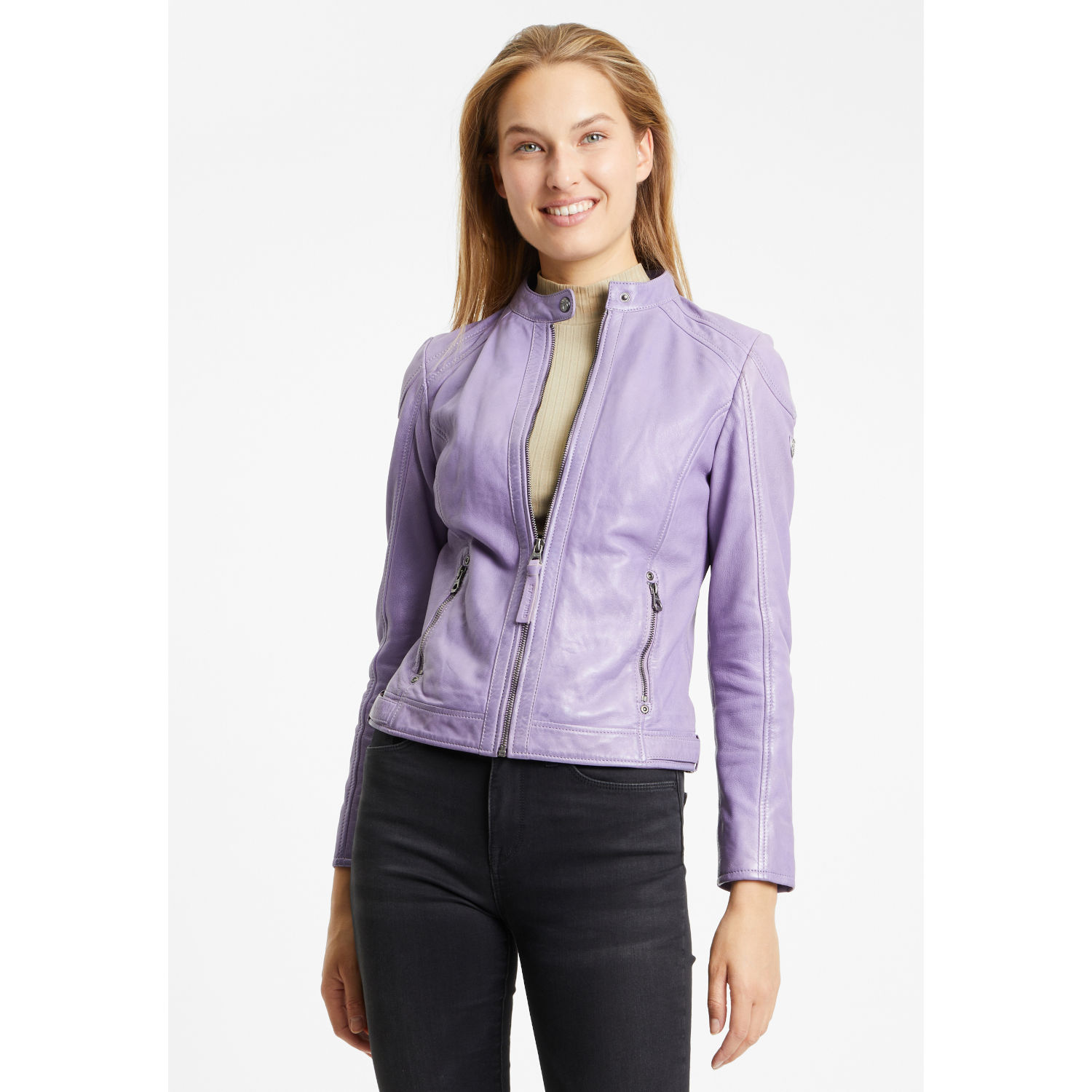 Geaca de Piele Dama Gipsy Mov Lavanda GWAllie – Black Friday Geaca de Piele Dama Gipsy Mov Lavanda GWAllie – Black Friday