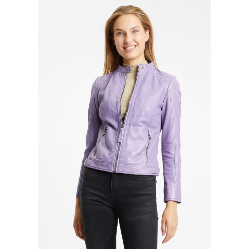 Geaca de Piele Dama Gipsy Mov Lavanda GWAllie – Black Friday