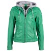 Geaca de Piele Dama Gipsy Verde GWAllie Geaca de Piele Dama Gipsy Verde GWAllie - readytowear.ro