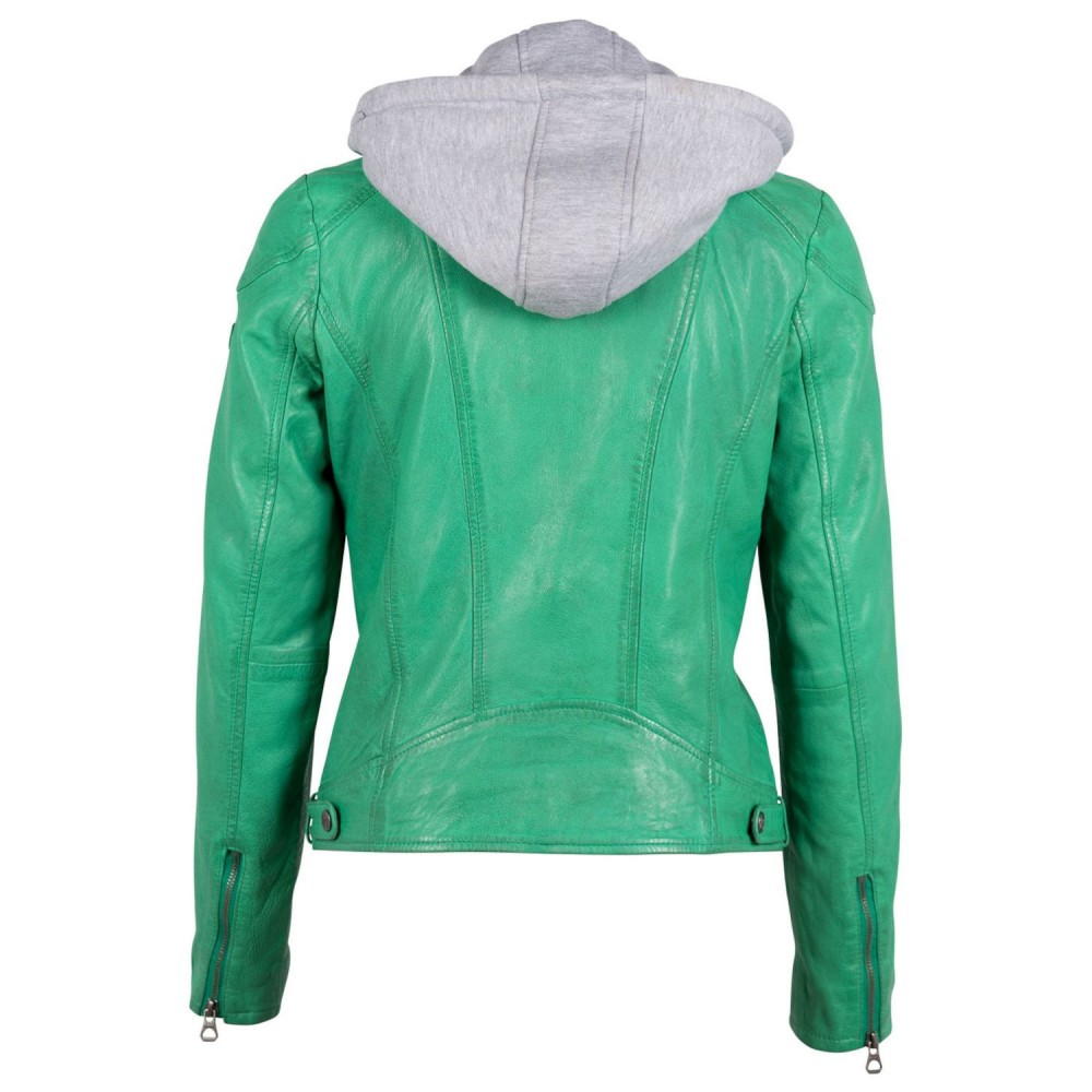 Geaca de Piele Dama Gipsy Verde GWAllie Geaca de Piele Dama Gipsy Verde GWAllie - readytowear.ro