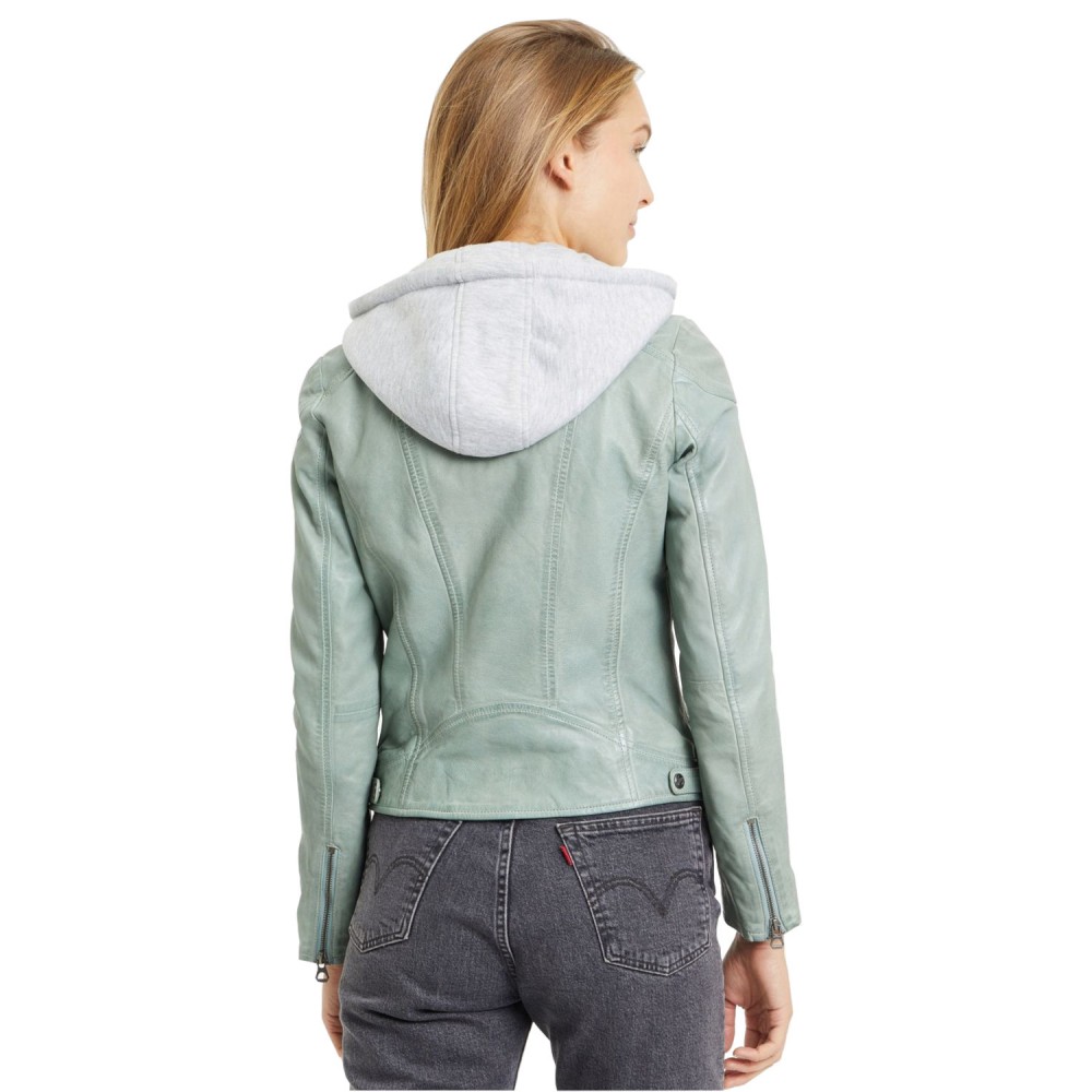 Geaca de Piele Dama Gipsy Verde Deschis GWAllie Geaca de Piele Dama Gipsy Verde Deschis GWAllie - readytowear.ro