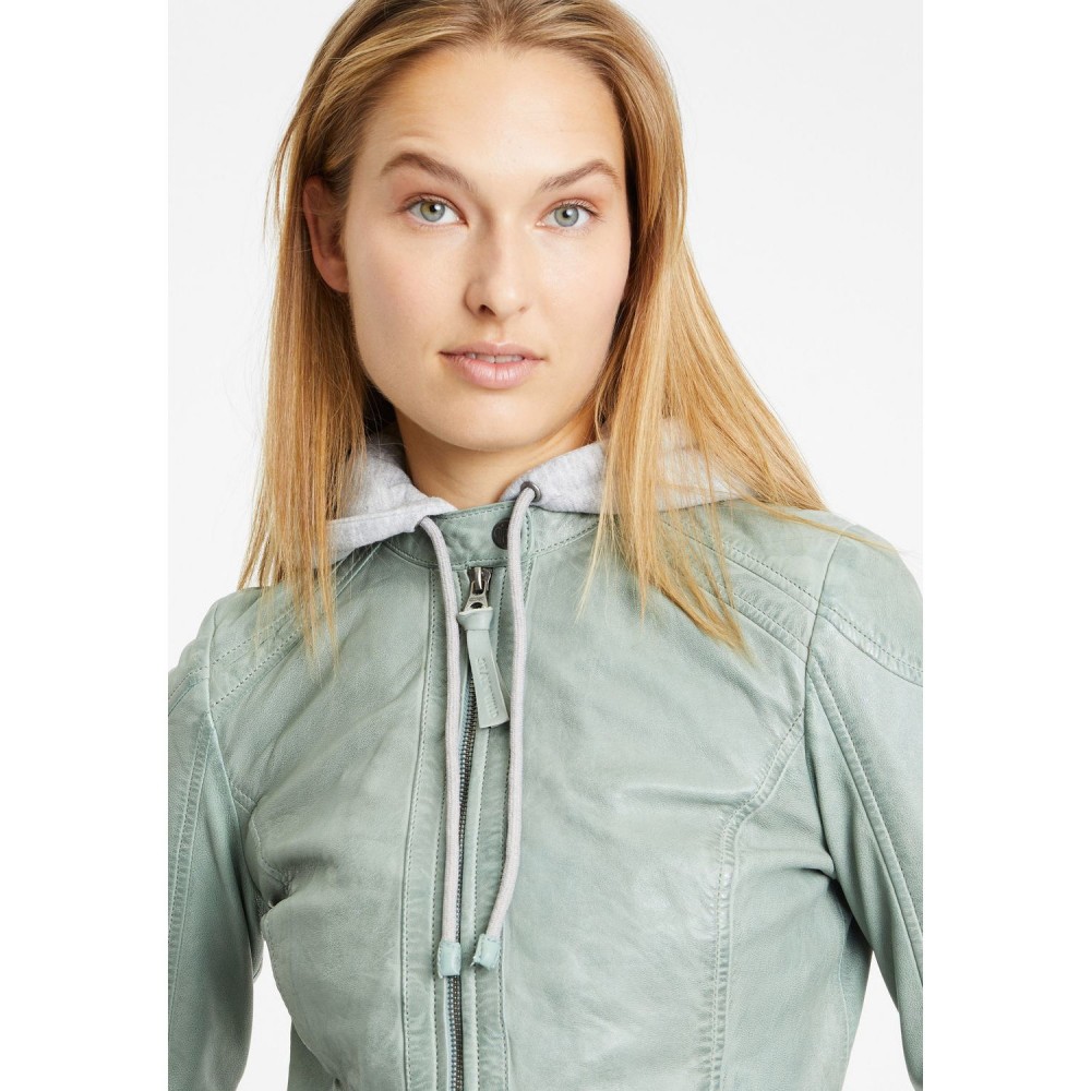 Geaca de Piele Dama Gipsy Verde Deschis GWAllie Geaca de Piele Dama Gipsy Verde Deschis GWAllie - readytowear.ro