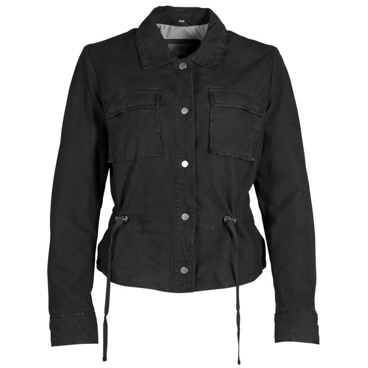 Geaca de Piele Dama Gipsy Neagra GWAmaja – Geci de Piele