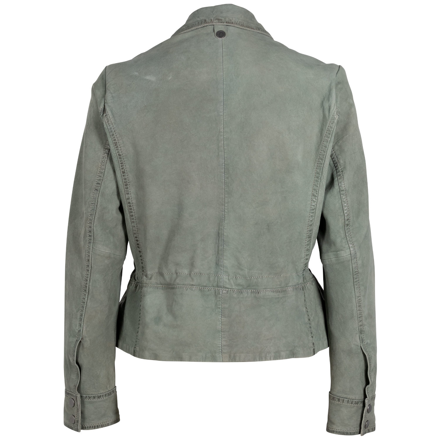 Geaca de Piele Dama Gipsy Verde Salvie Deschis GWAmaja – Black Friday