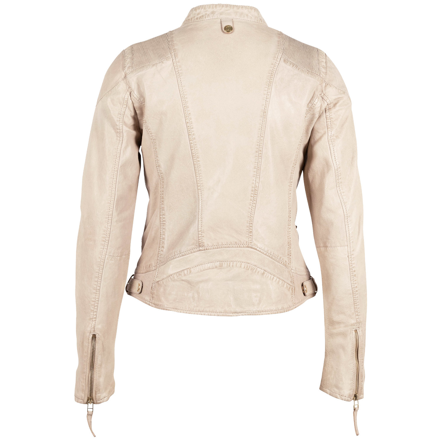 Geaca de Piele Dama Gipsy Bej Deschis GWAneta – Black Friday