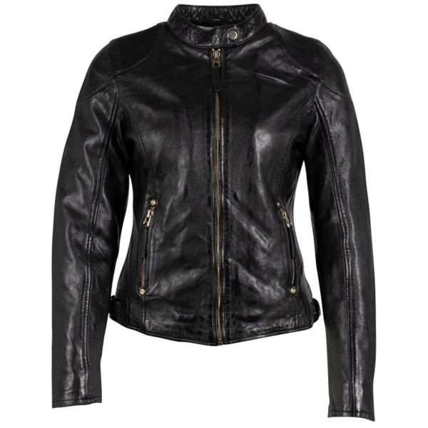 Geaca de Piele Dama Gipsy Neagra GWAneta – Geci de Piele — fotografia 3