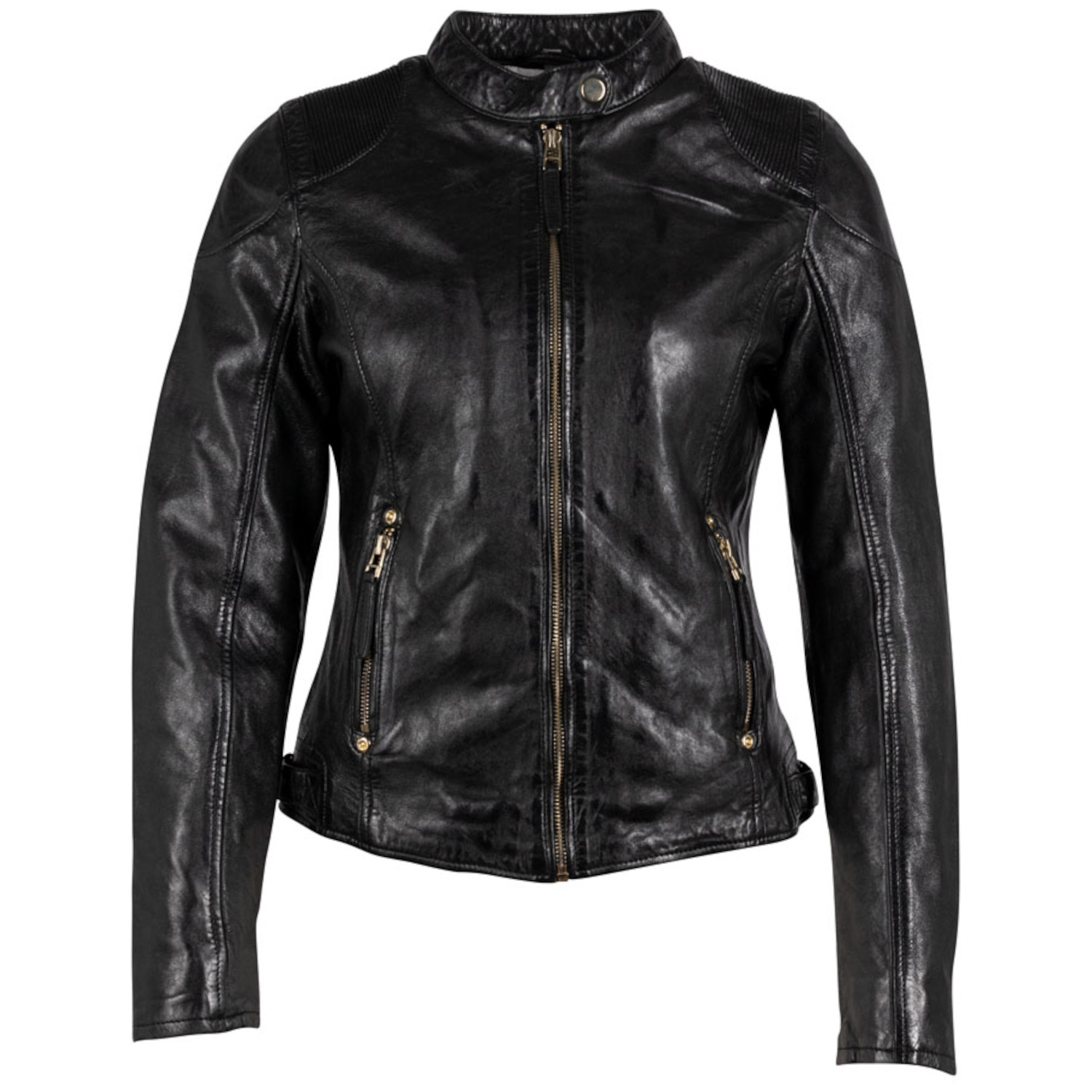 Geaca de Piele Dama Gipsy Neagra GWAneta – Geci de Piele Geaca de Piele Dama Gipsy Neagra GWAneta – Geci de Piele